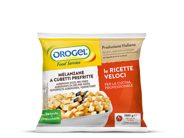 MELANZANE A CUBETTI PREFRIT 4x1KG OROGEL