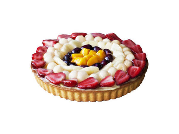 TORTA FRUTTA MISTA PRETAGLIATA