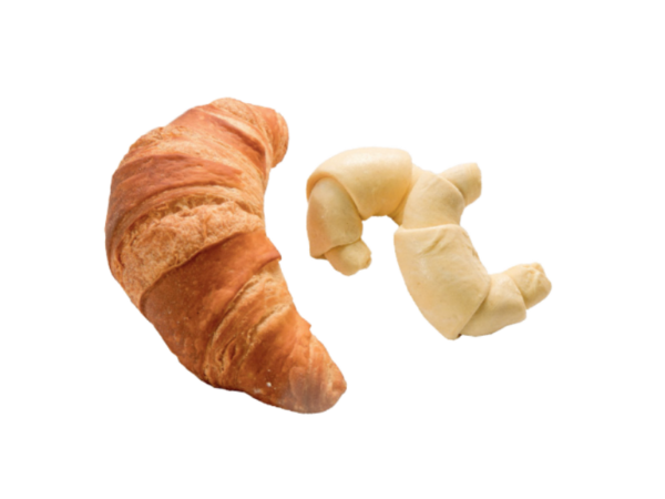 CORNETTO CURVO VUOTO GR.60 DA LIEVITARE