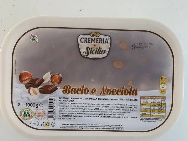 CREMERIA BACIO/NOCCIOLA 4X1 KG